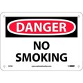 Nmc Safety Signs - Danger No Smoking - Rigid Plastic 7"H X 10"W, D79R D79R